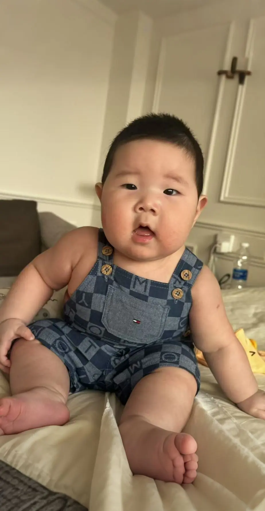 一天天看着外孙儿长大了