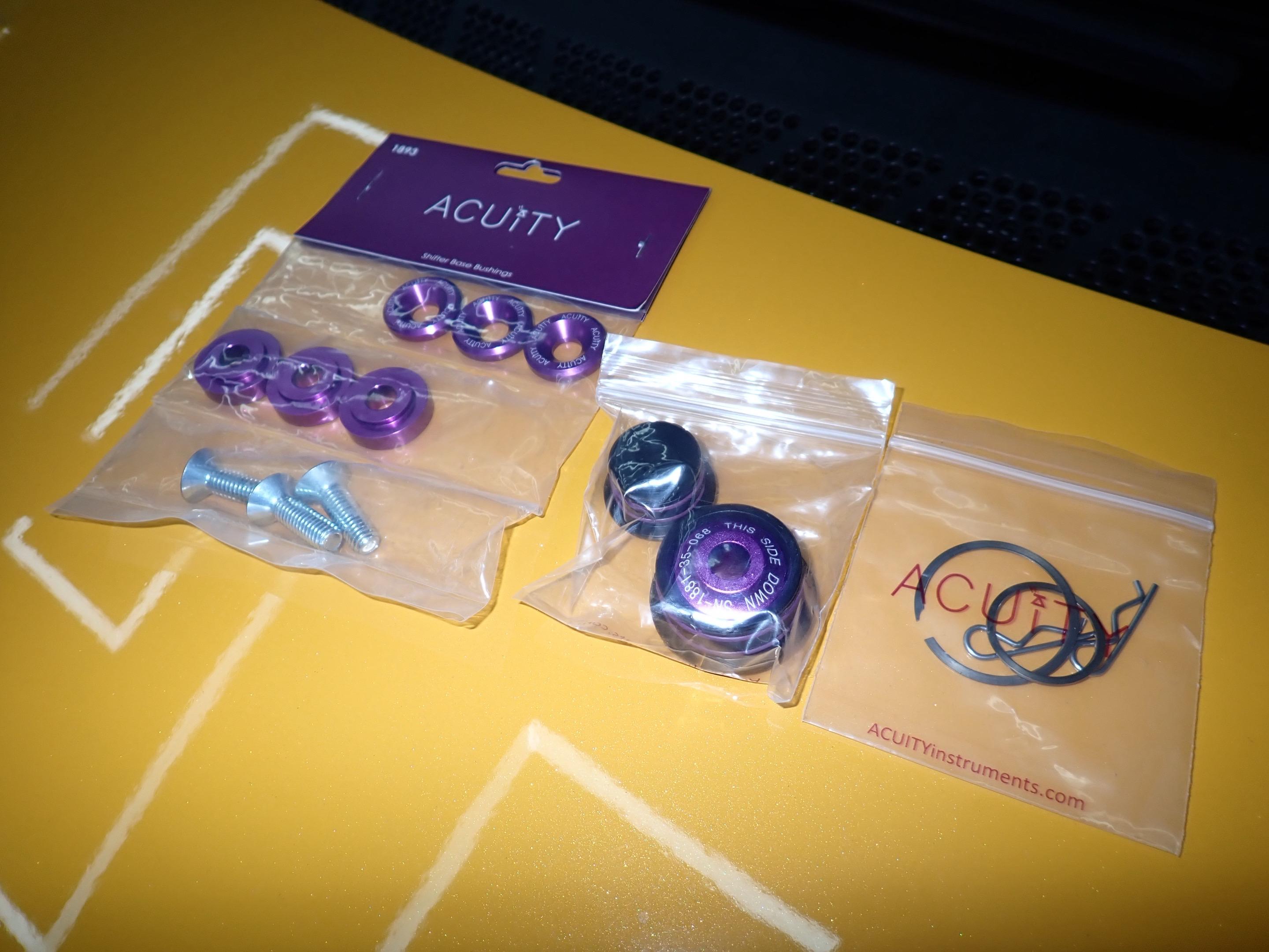 上点补品ACUITY 换挡杆衬套，激烈驾驶换挡不卡滞，更顺滑。然后翻出...