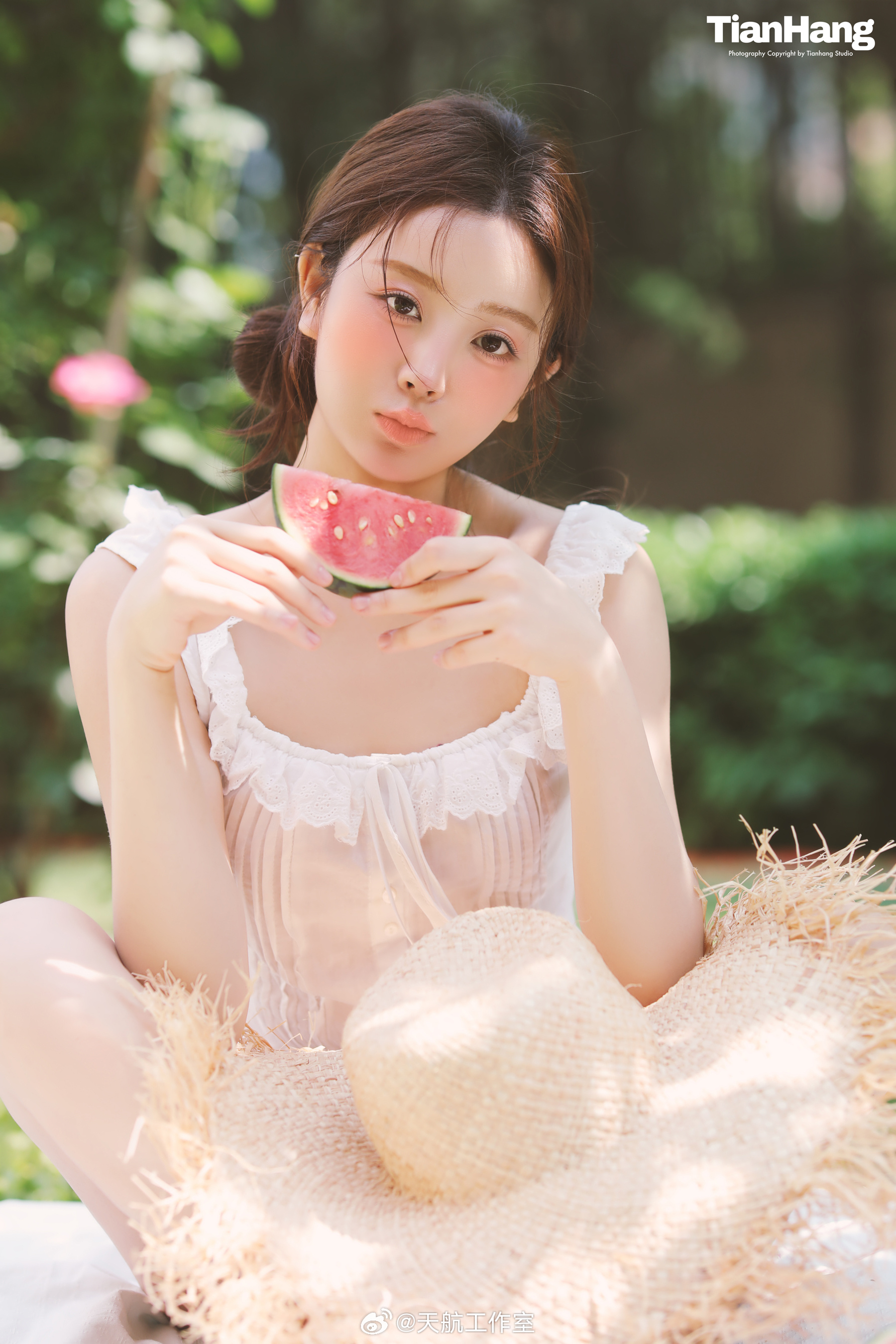 🍉偷咬一口夏天的西瓜天航工作室韩系少女心少女写真外景