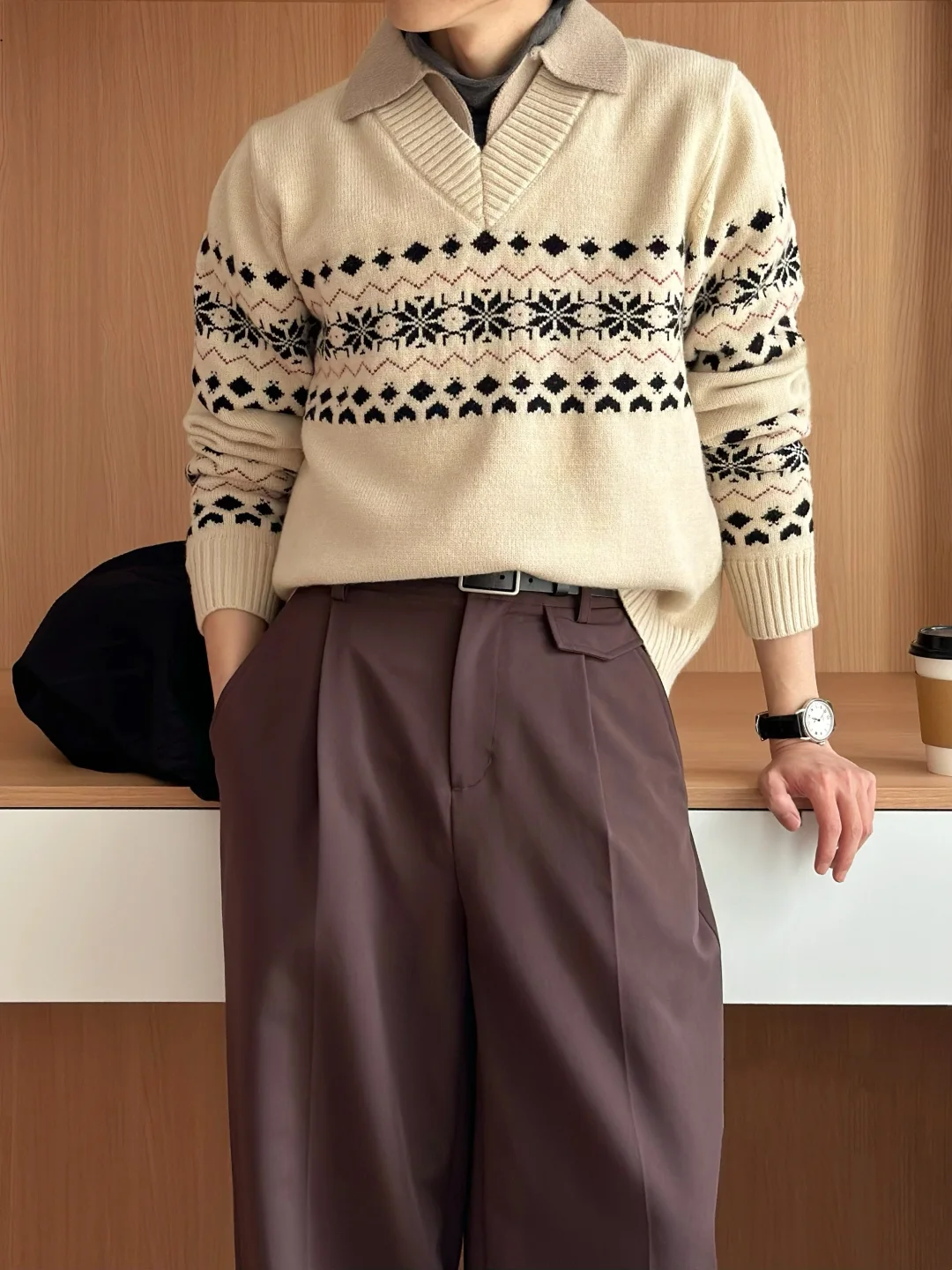 当我拥有了一件费尔岛风毛衣(假两件)