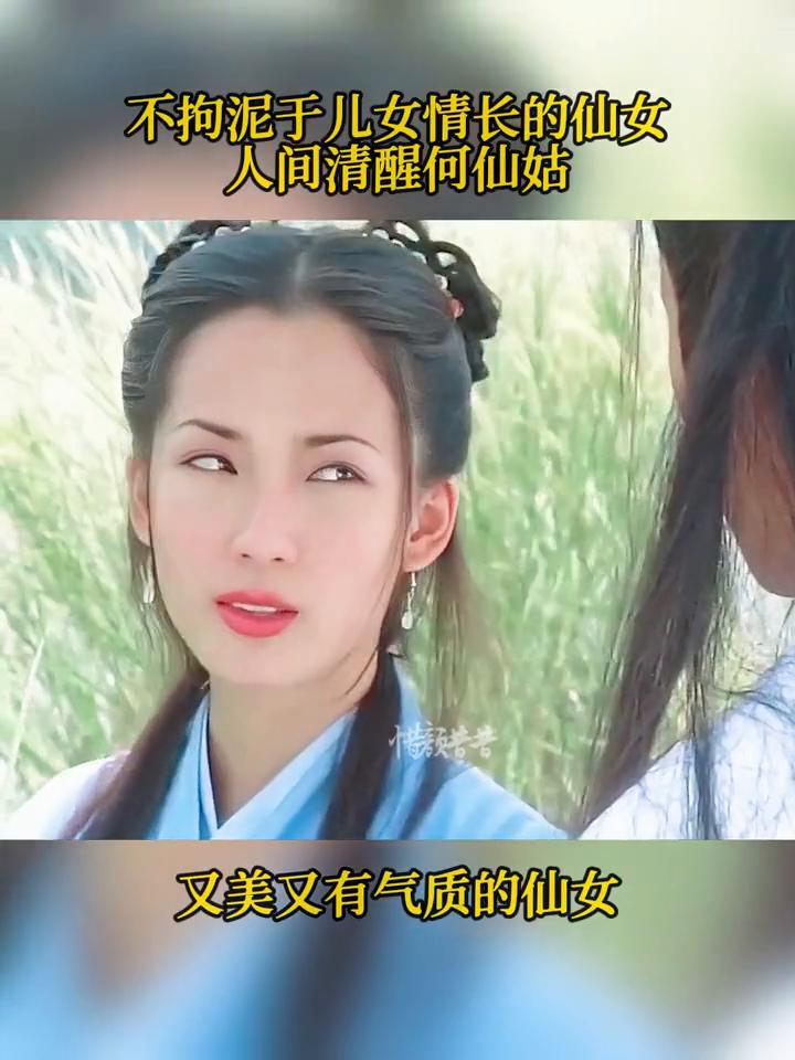 不拘泥于儿女情长的仙女，人间清醒何仙姑。
又美又有气质的仙女。