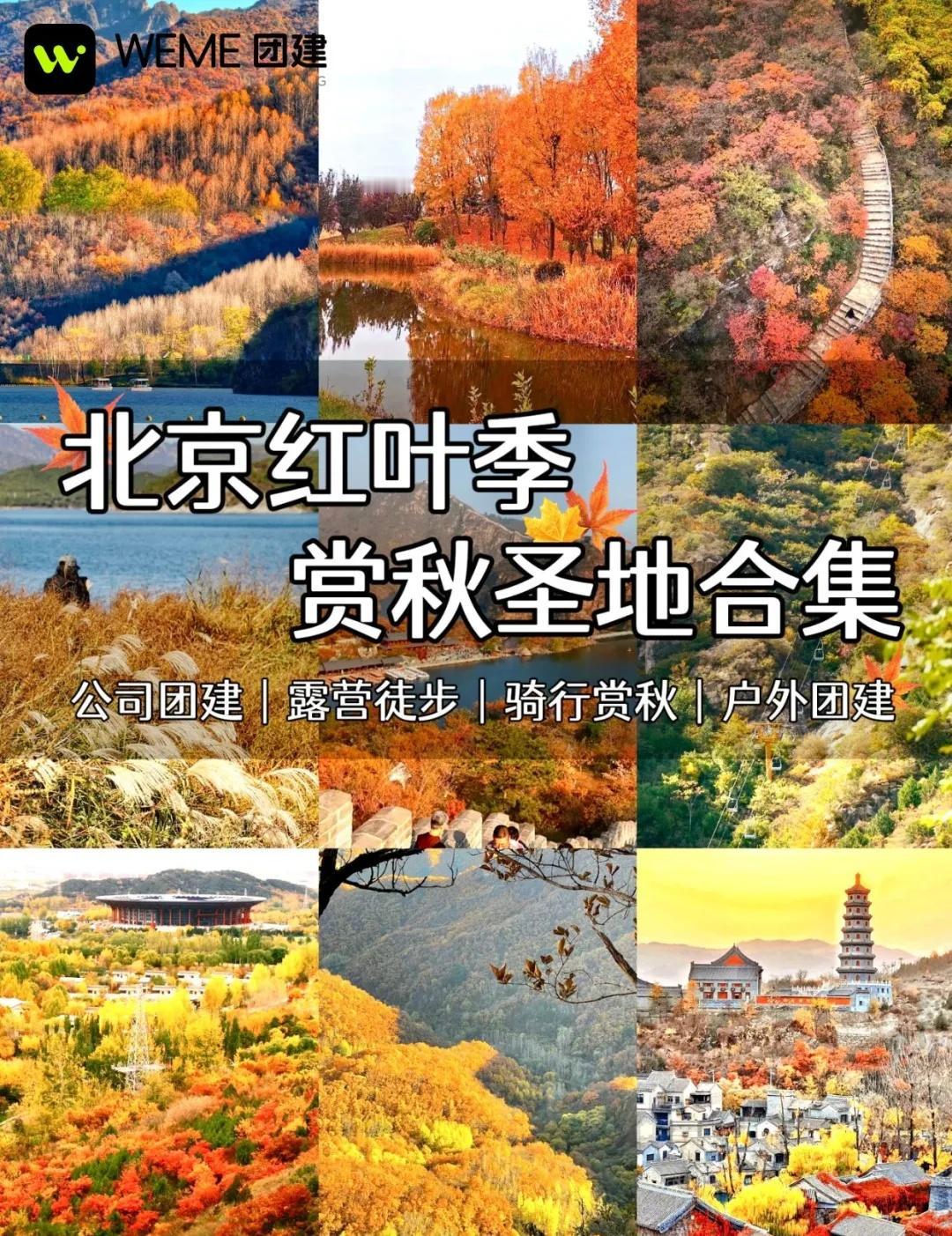 北京赏秋🍁红叶季赏秋徒步团建合集‼️
北京团建 | 赏秋徒步团建
——
秋高气
