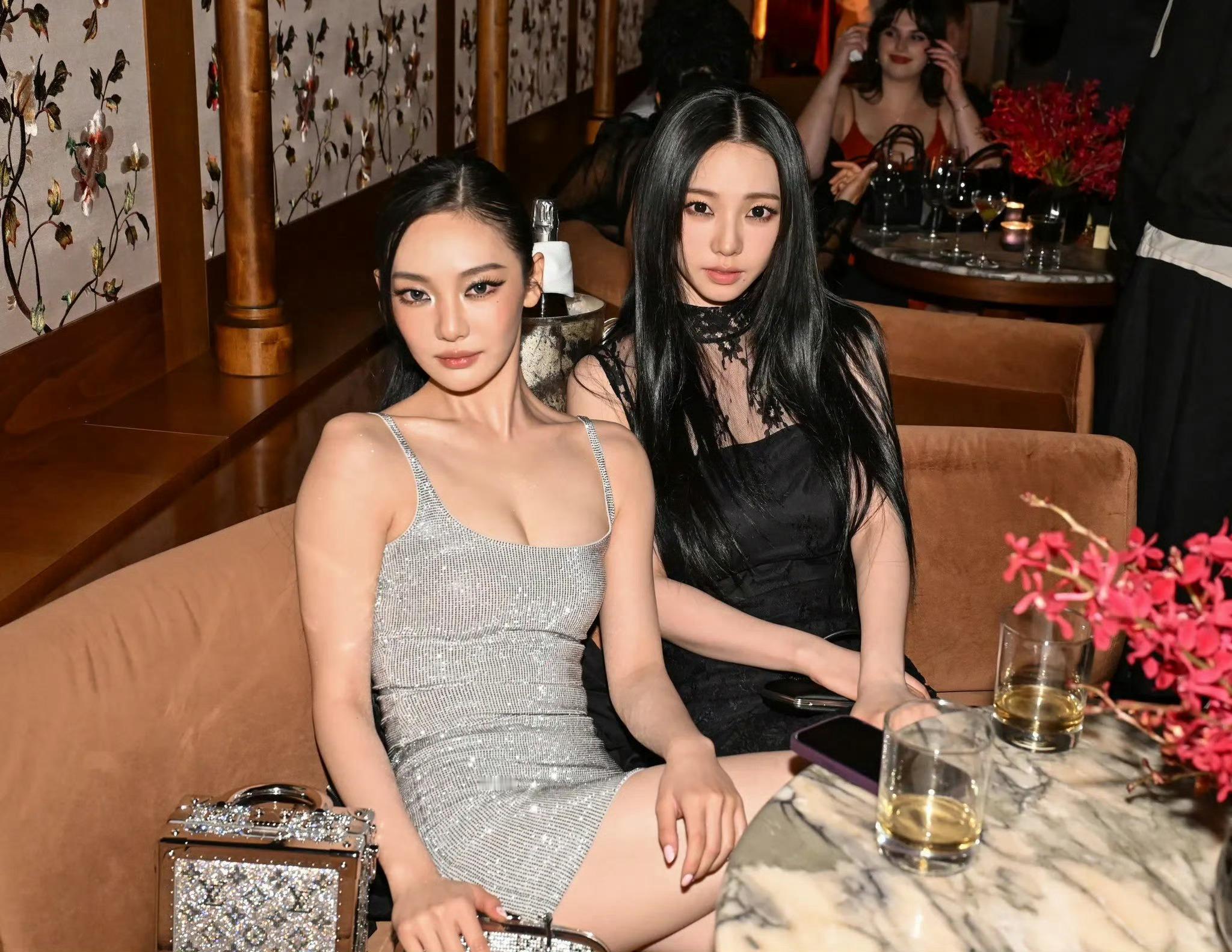 Lisa柳智敏宁艺卓MetGala合照 MetGala AfterParty晚宴