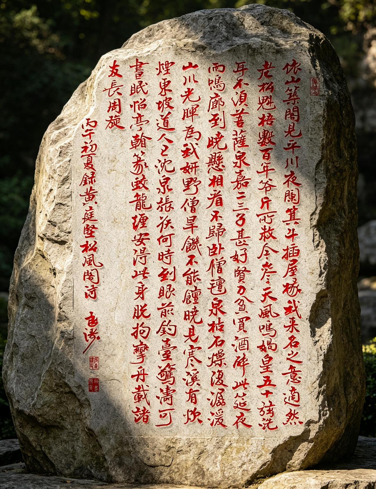 笔尖有风，来自宋朝。
松风在纸，阁影入墨。
抄一遍黄庭坚的松风阁，等于在山中坐了