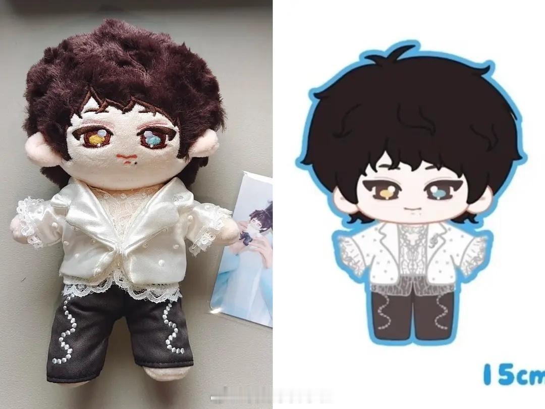 王橹杰聂玮辰李煜东生日娃娃实物对比🆚 