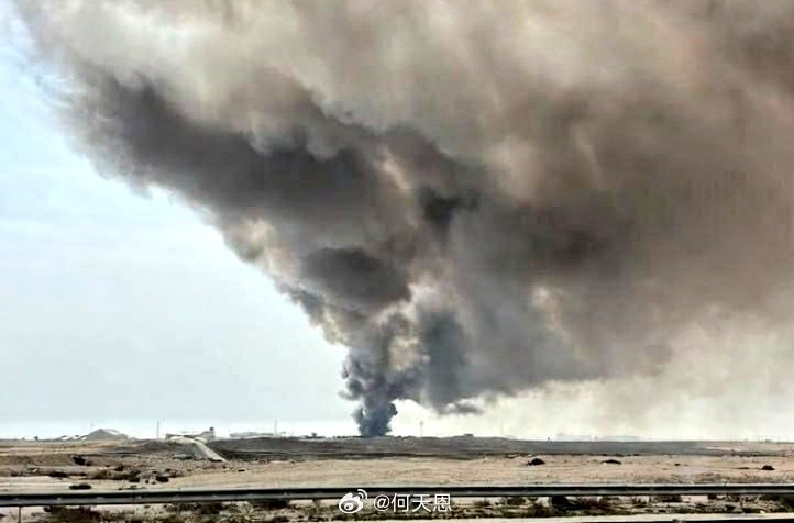 快讯：刚刚，伊朗继续袭击了巴林伊萨美军空军基地。伊朗用涂鸦骗导弹轰炸海外新鲜事何