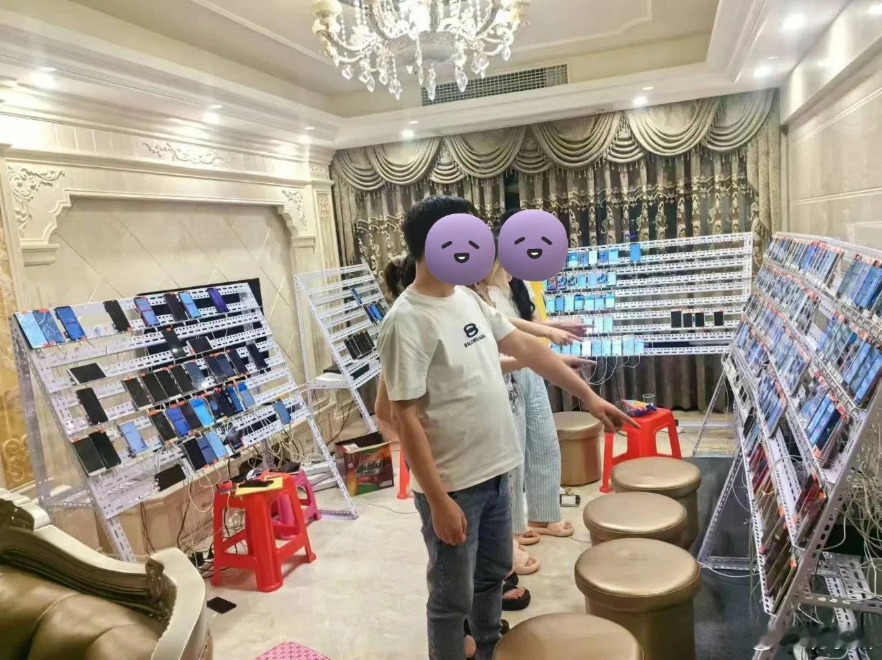 #福建警方抓获12人现场发现上千部手机#近日，福建泉州网安部门依托“净网2024