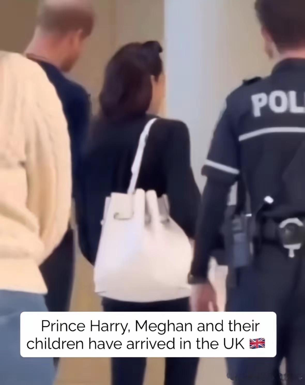 哈里梅根已经抵达英国！两个人是乘坐私人飞机回来的，没看到一对子女，估计已经提前接