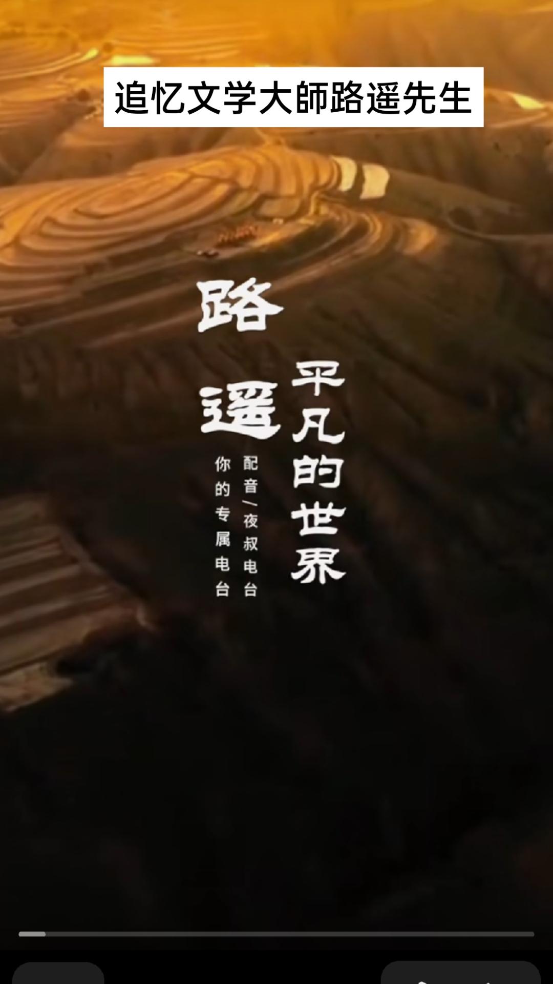      北方的落叶又一次铺满大地，寒夜星空下，重读《平凡世界》的字里行间，路遥