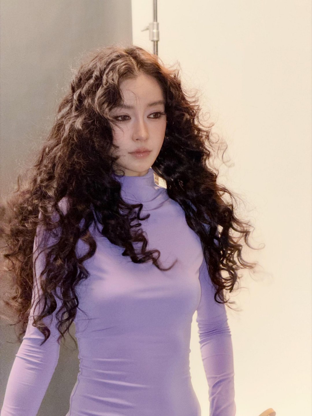 杨颖 💜杨单给angelababy化的复古摩登妆 姐姐好美！！！你的出現，是天