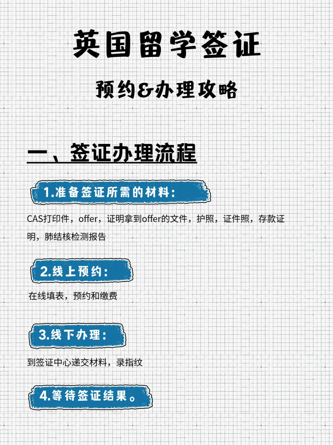 英国留学签证 预约&办理攻略