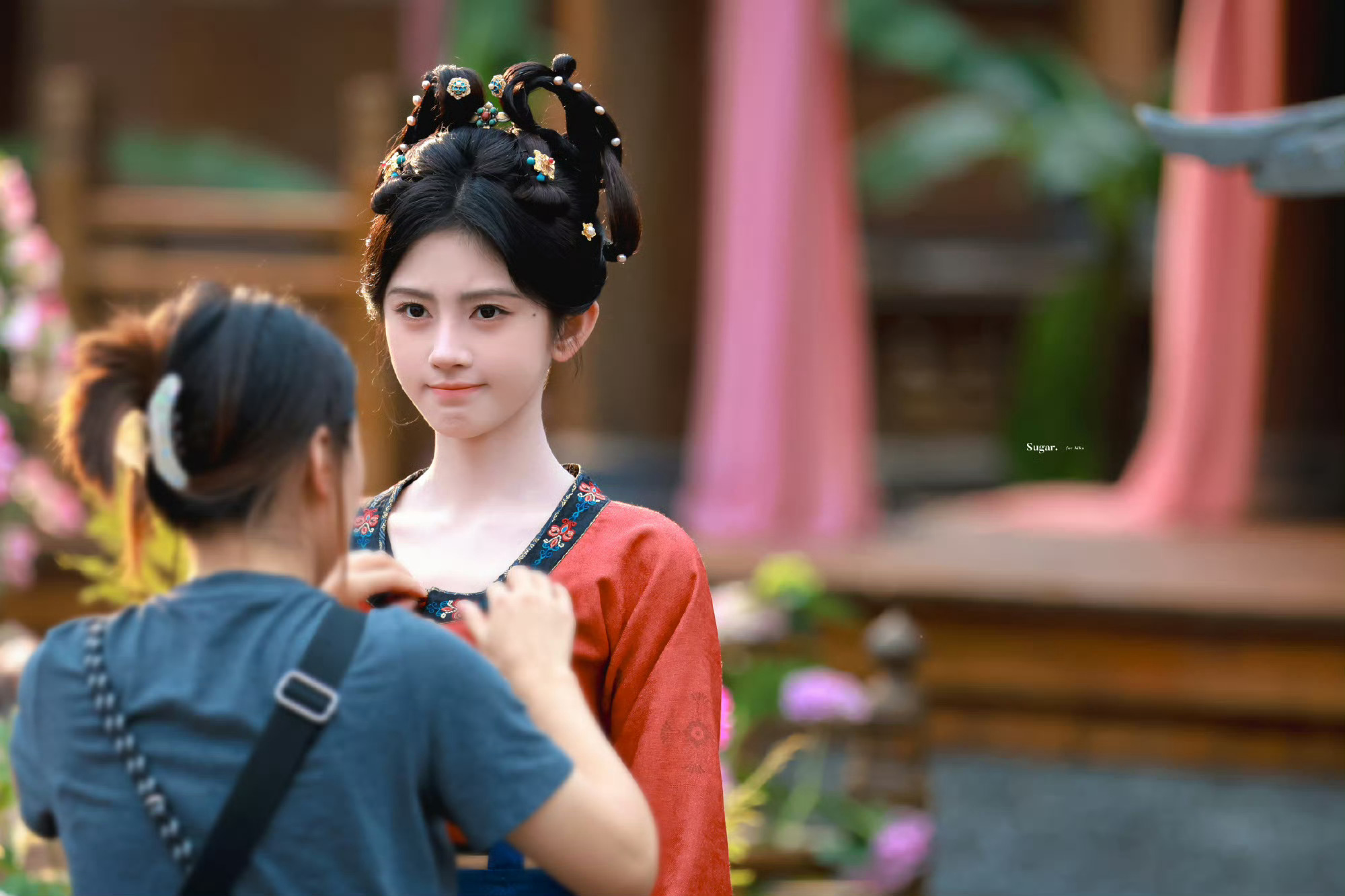 好可爱 仪态绝了鞠婧祎苏绿夏