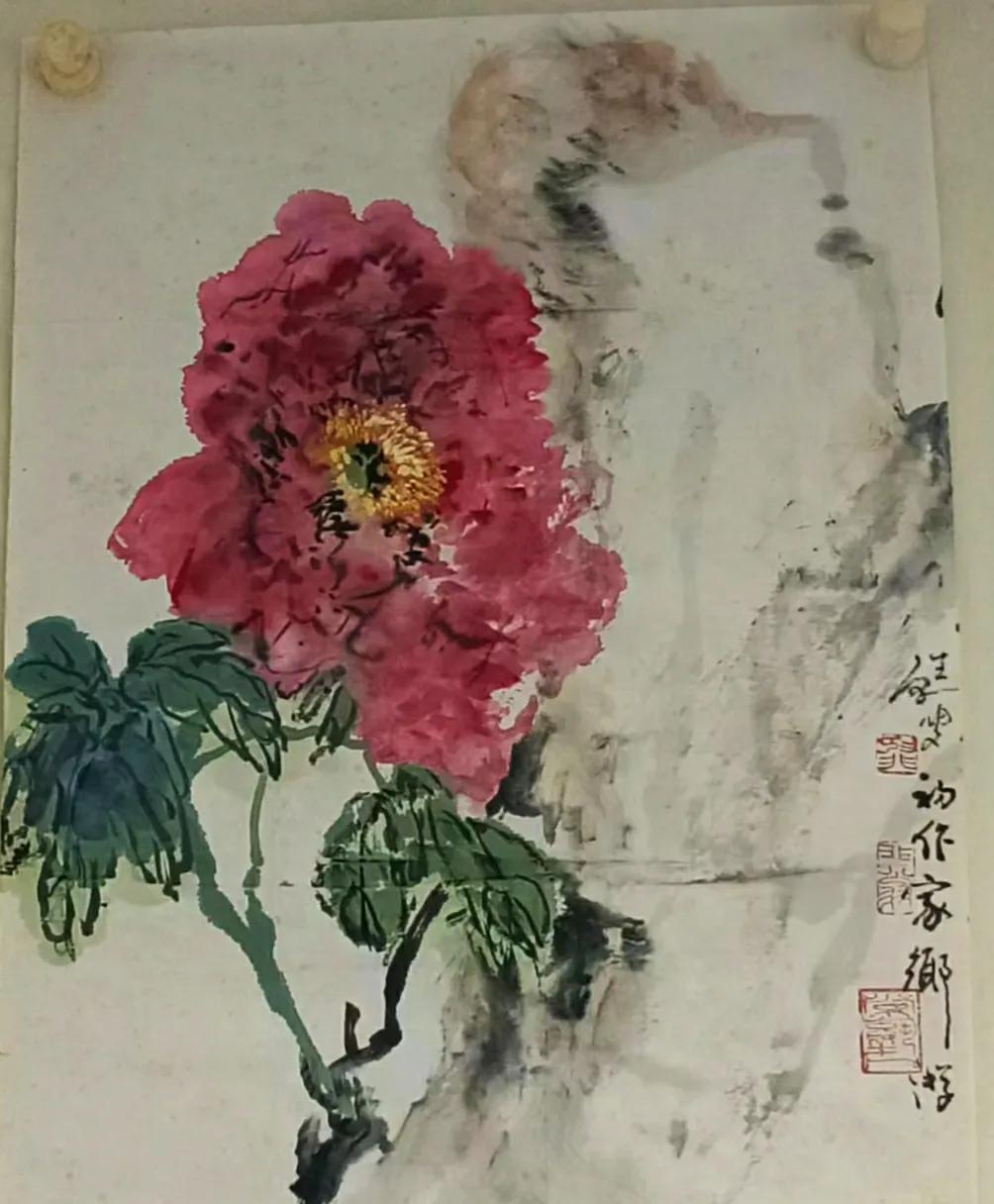 “崇兰草堂”藏画辑录
               ——陆抑非生前最后一幅牡丹画