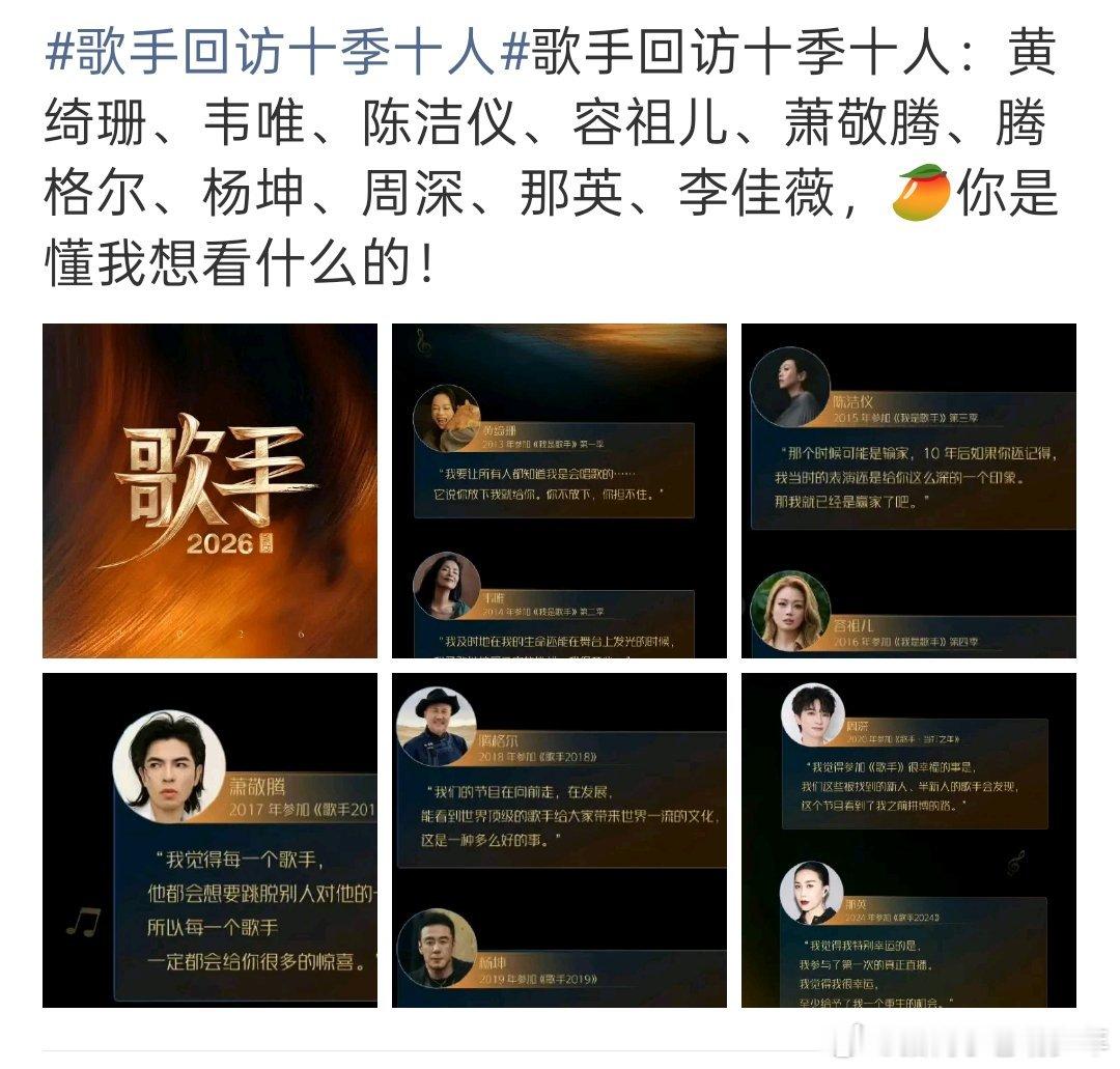 那个歌王查无此人……歌手 