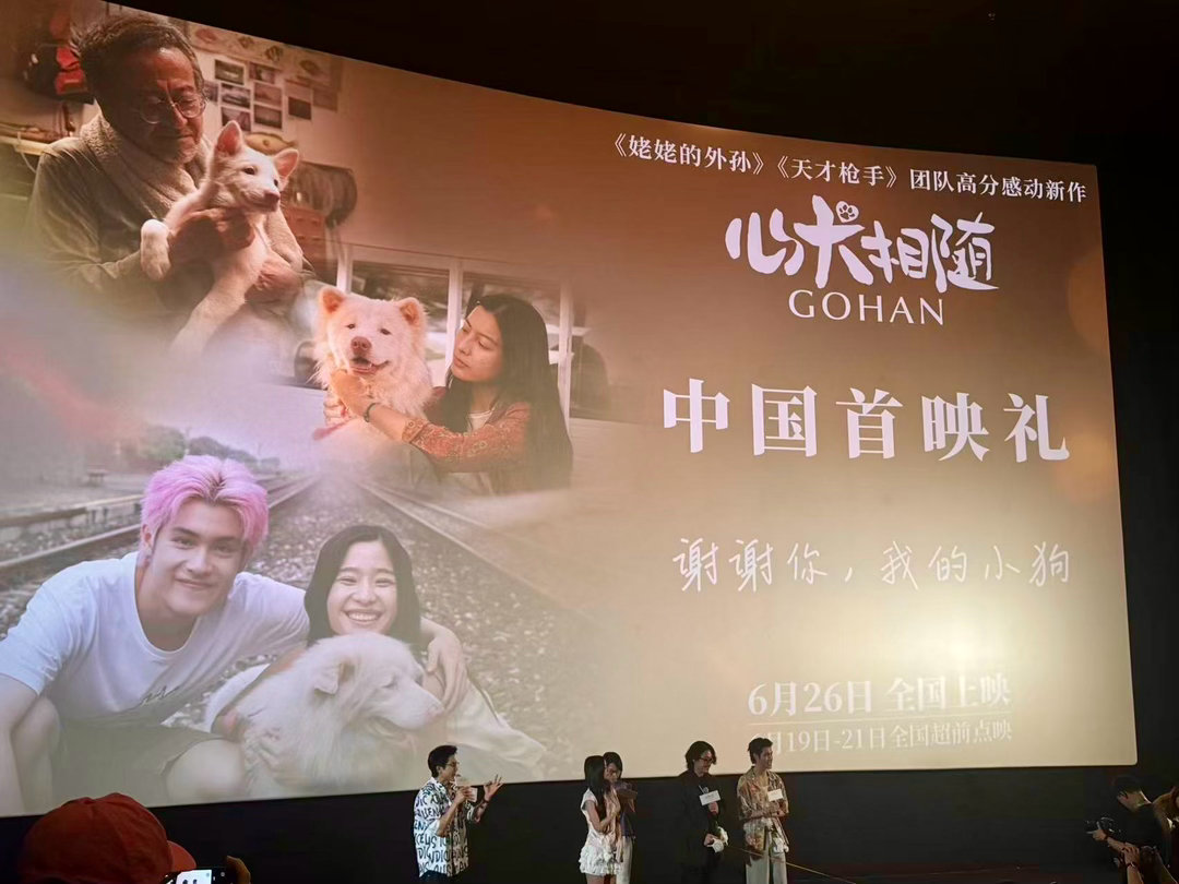 看了《姥姥的外孙》《天才枪手》团队打造的治愈系新作《心犬相随》首映🐶影片用一只