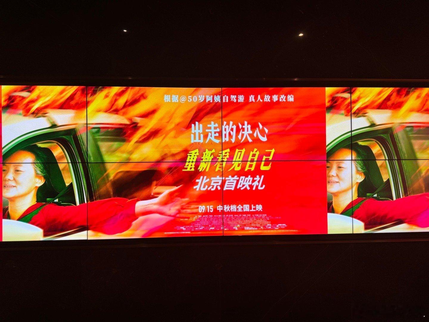 #出走的决心 请好好爱自己#来给大家汇报了，晚上看了尹丽川导演、咏梅老师主演的《