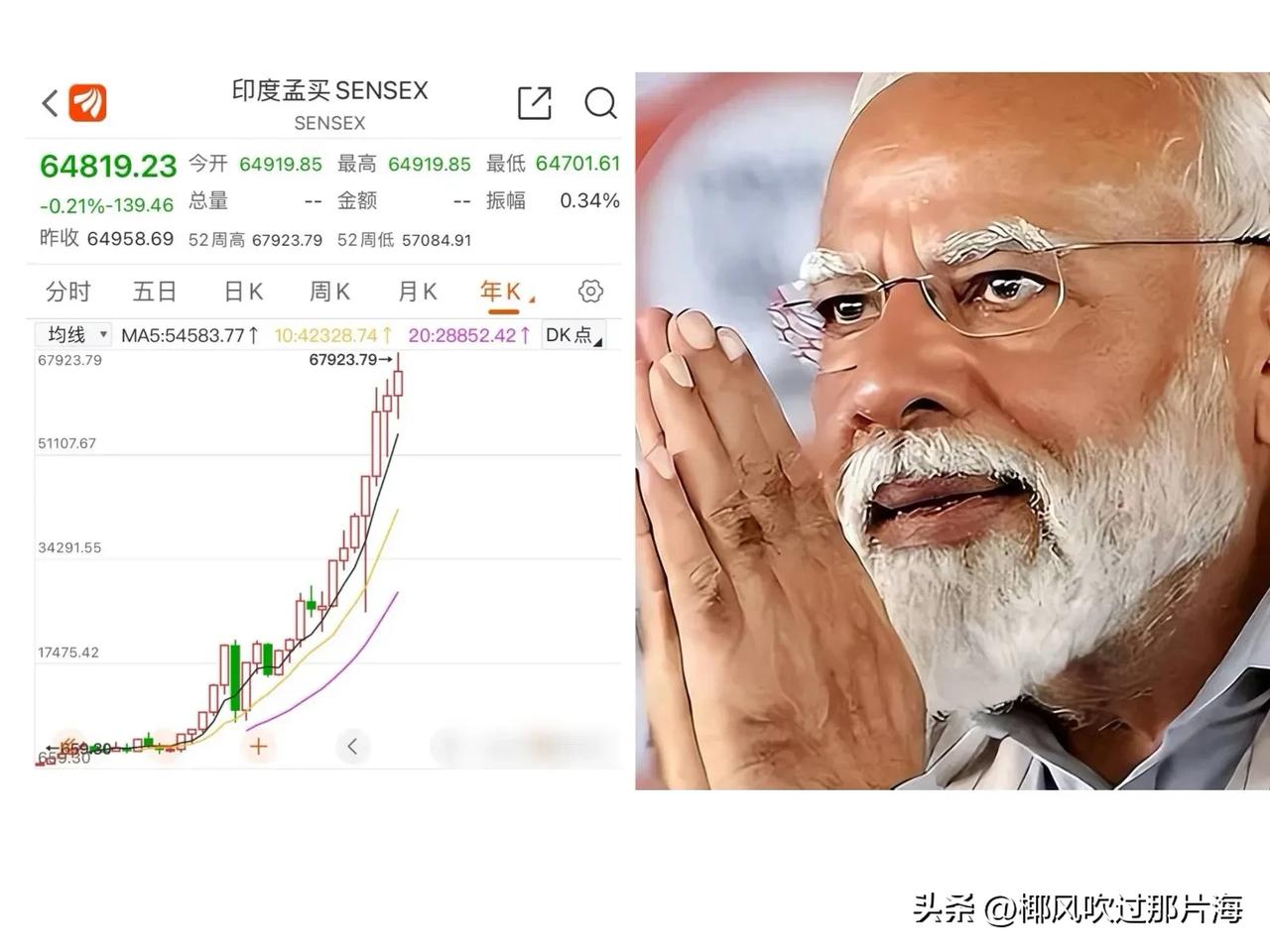 要说莫迪的嘴上功夫，平日里，各种空话、大话、假话、套话一套接着一套，演讲口才堪称
