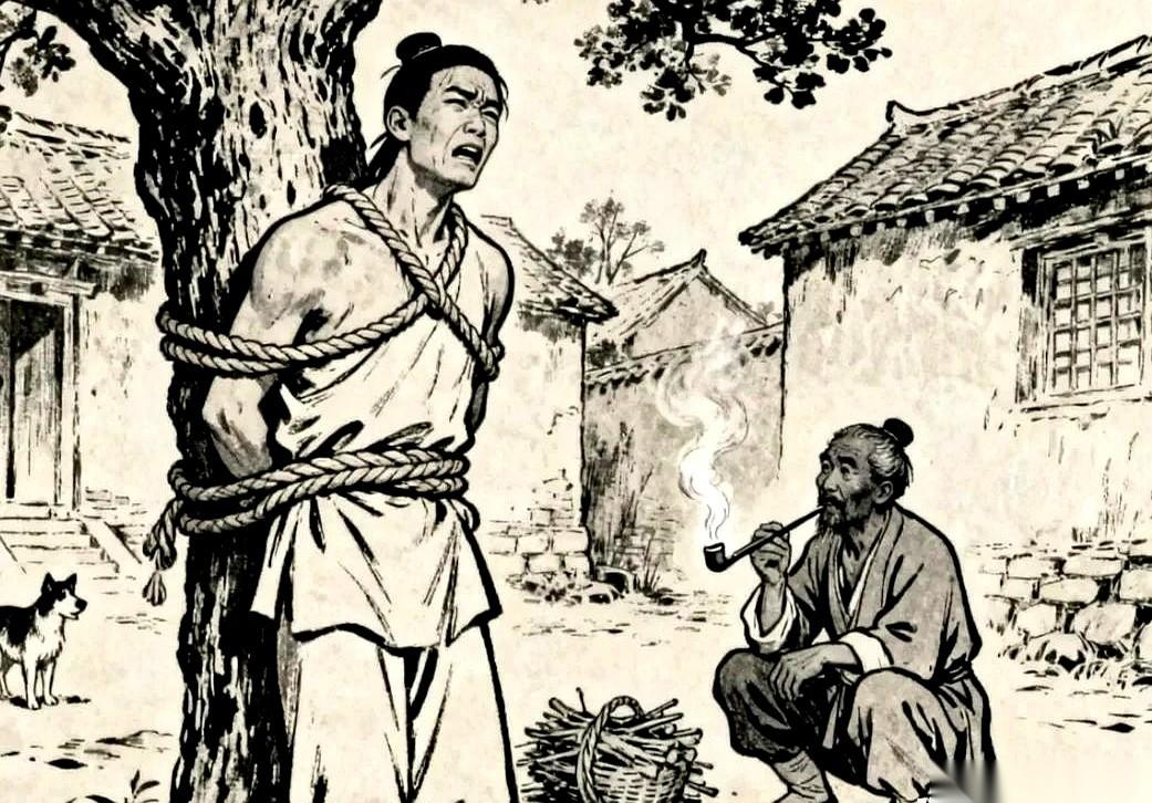 他开价三万金，买自己一条命。
八个砍柴的糙汉，一辈子没见过这么多钱，手里的柴刀都