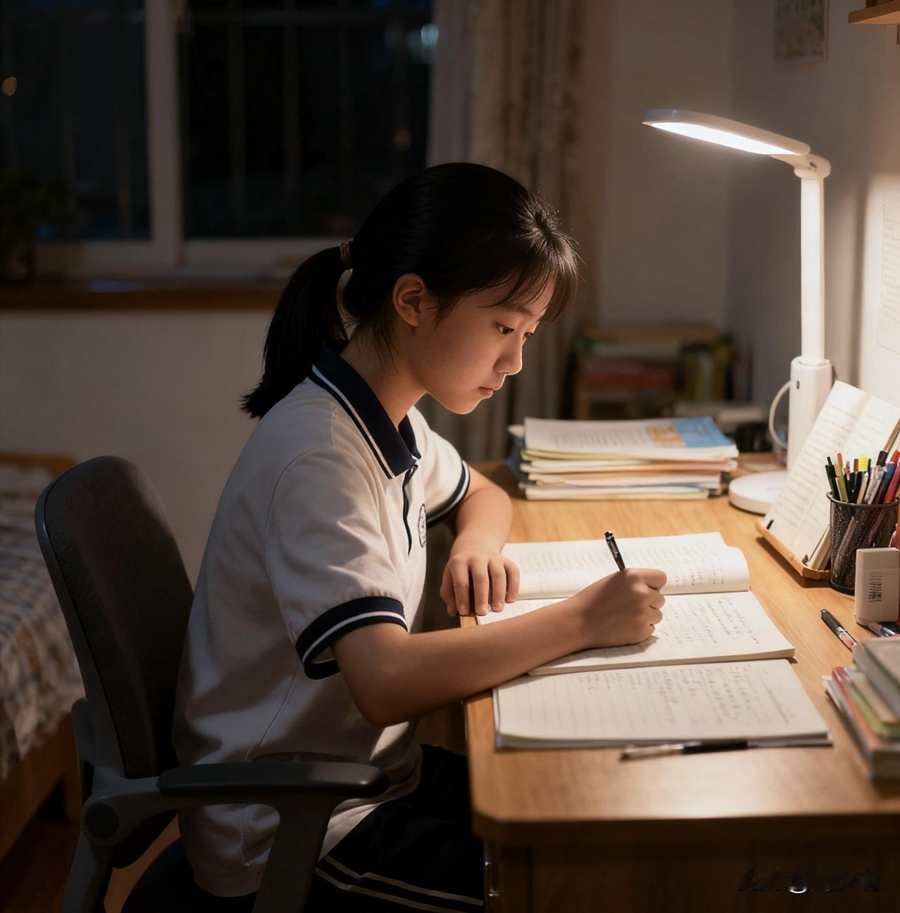 初二女儿作息引家长心酸：凌晨5点赶作业，不敢再逼孩子！

一位家长发文感慨，称初
