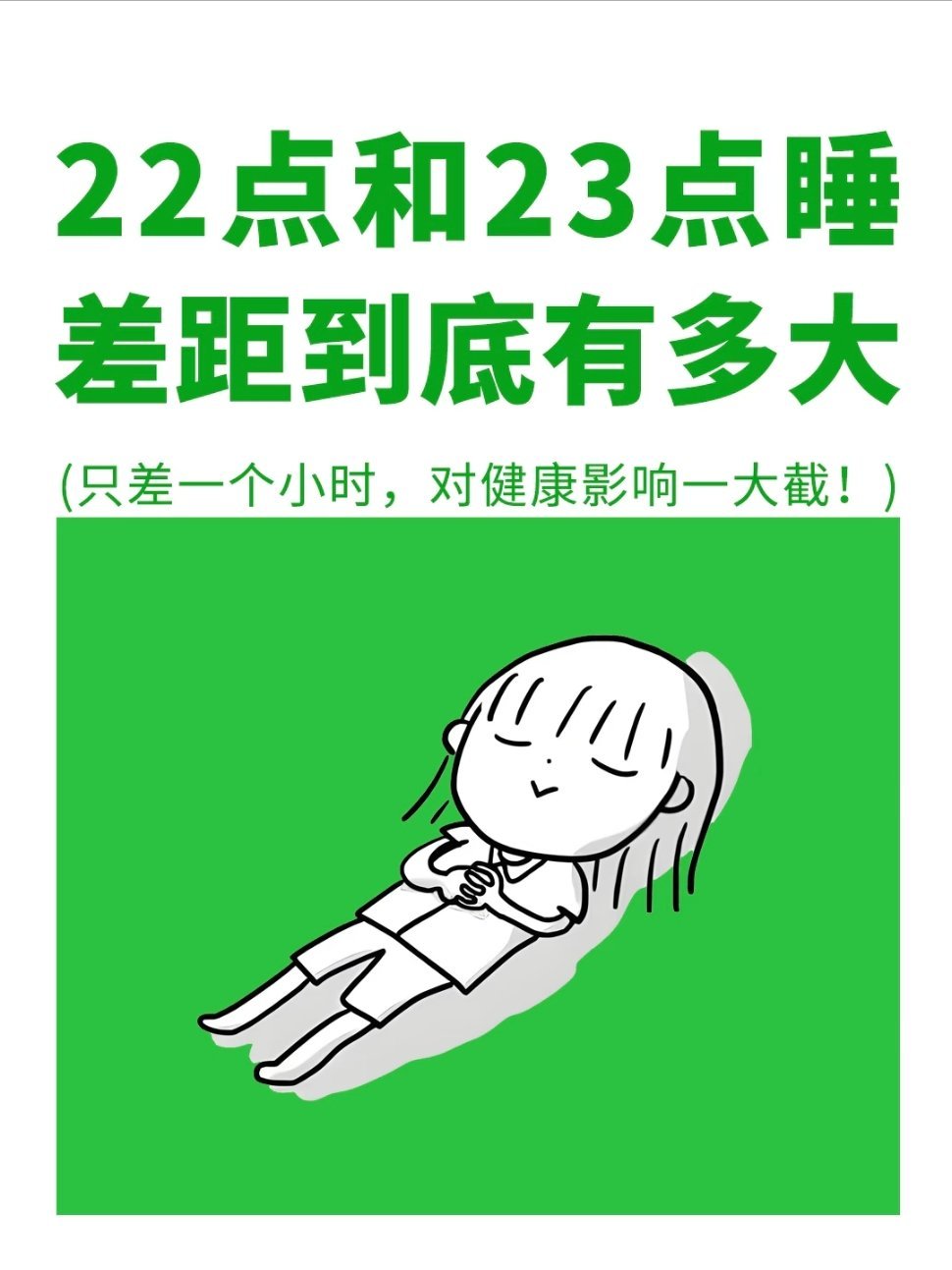 22点和23点睡觉差距到底多大什么样的觉才算是好觉晚上11点，有的人已经进入梦乡