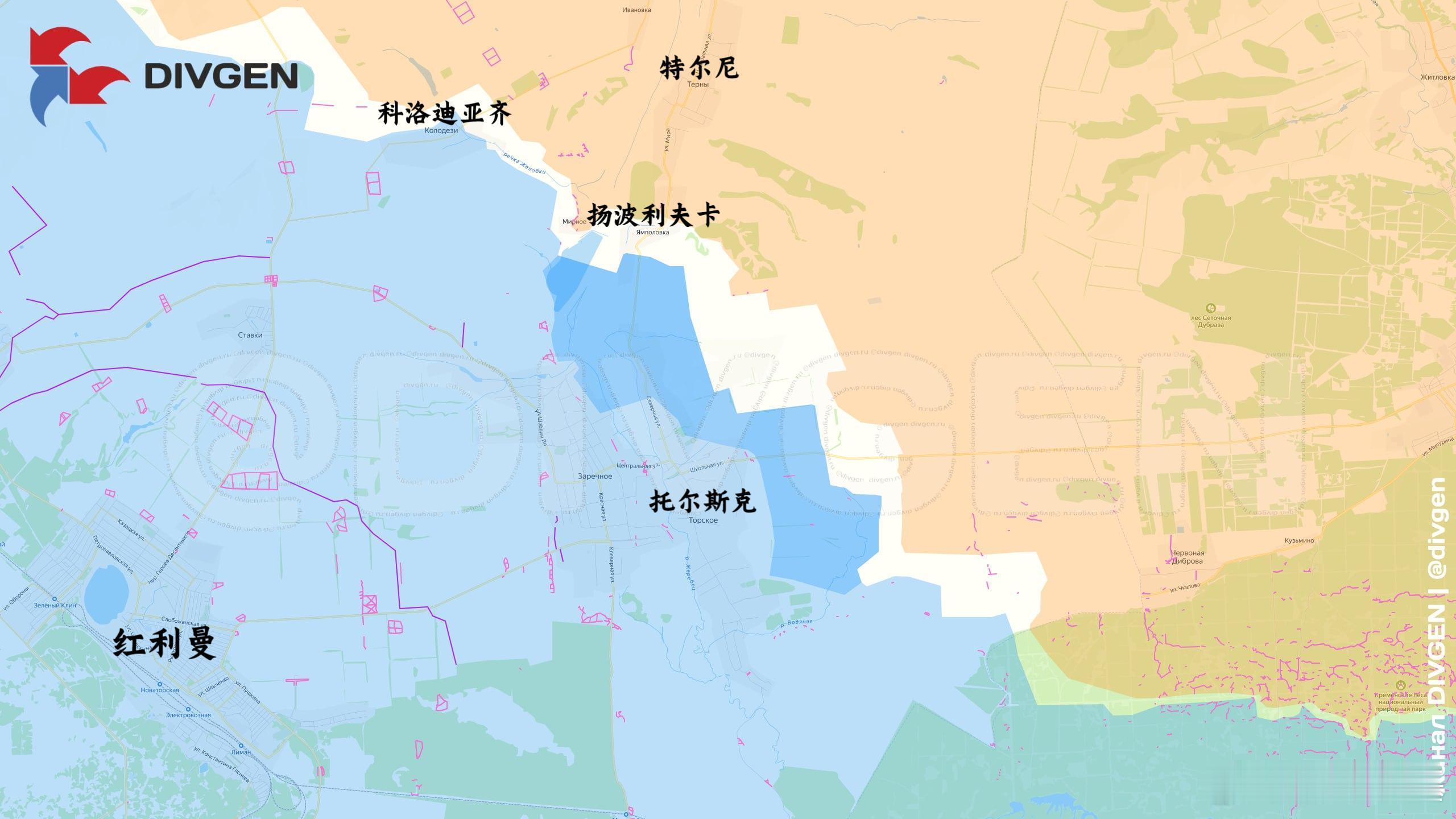 确认俄罗斯国防部于2025年5月15日报告解放的托尔斯克目前仍处于乌方控制之下。