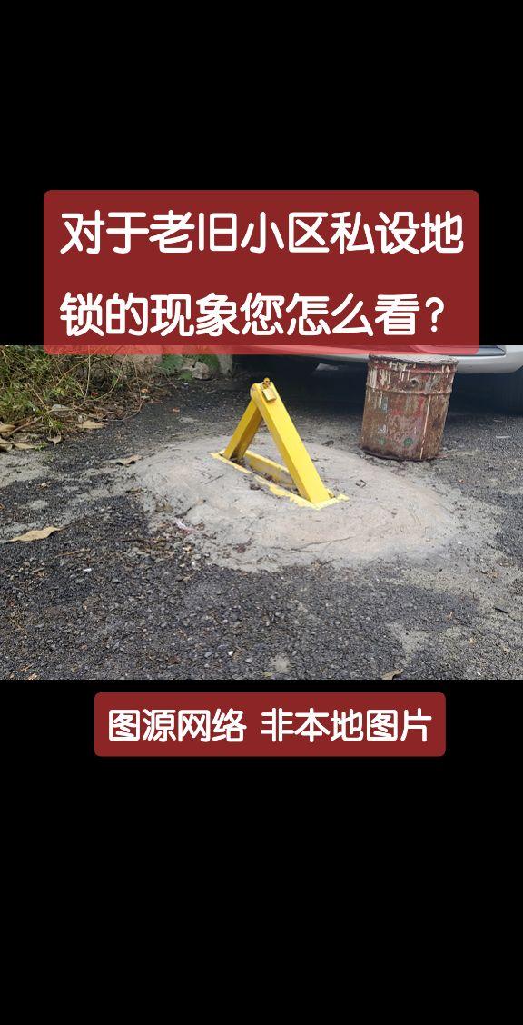 对于老旧小区私设地锁的现象您怎么看？