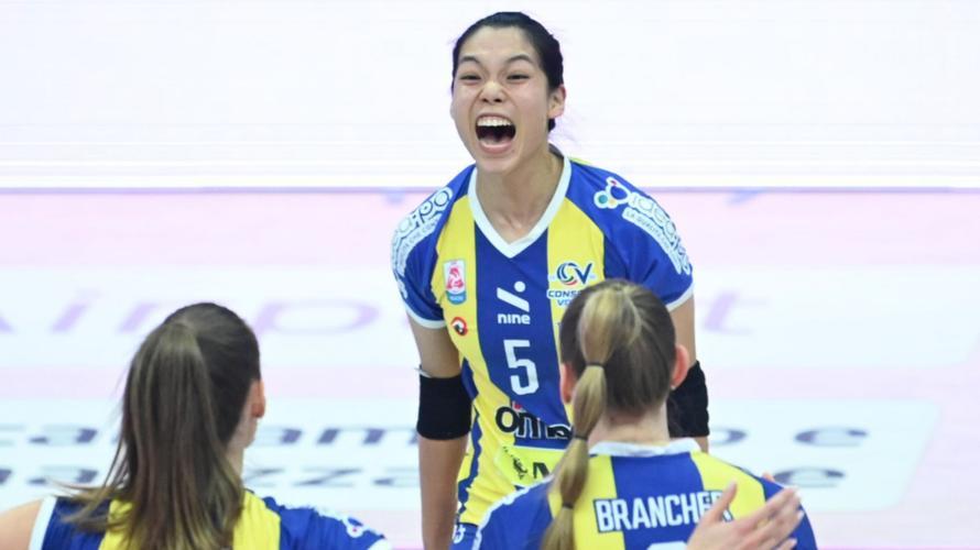 庄宇珊这把稳了，未来10年都不用愁

意大利女排联赛公布了截止目前为止的一传榜单