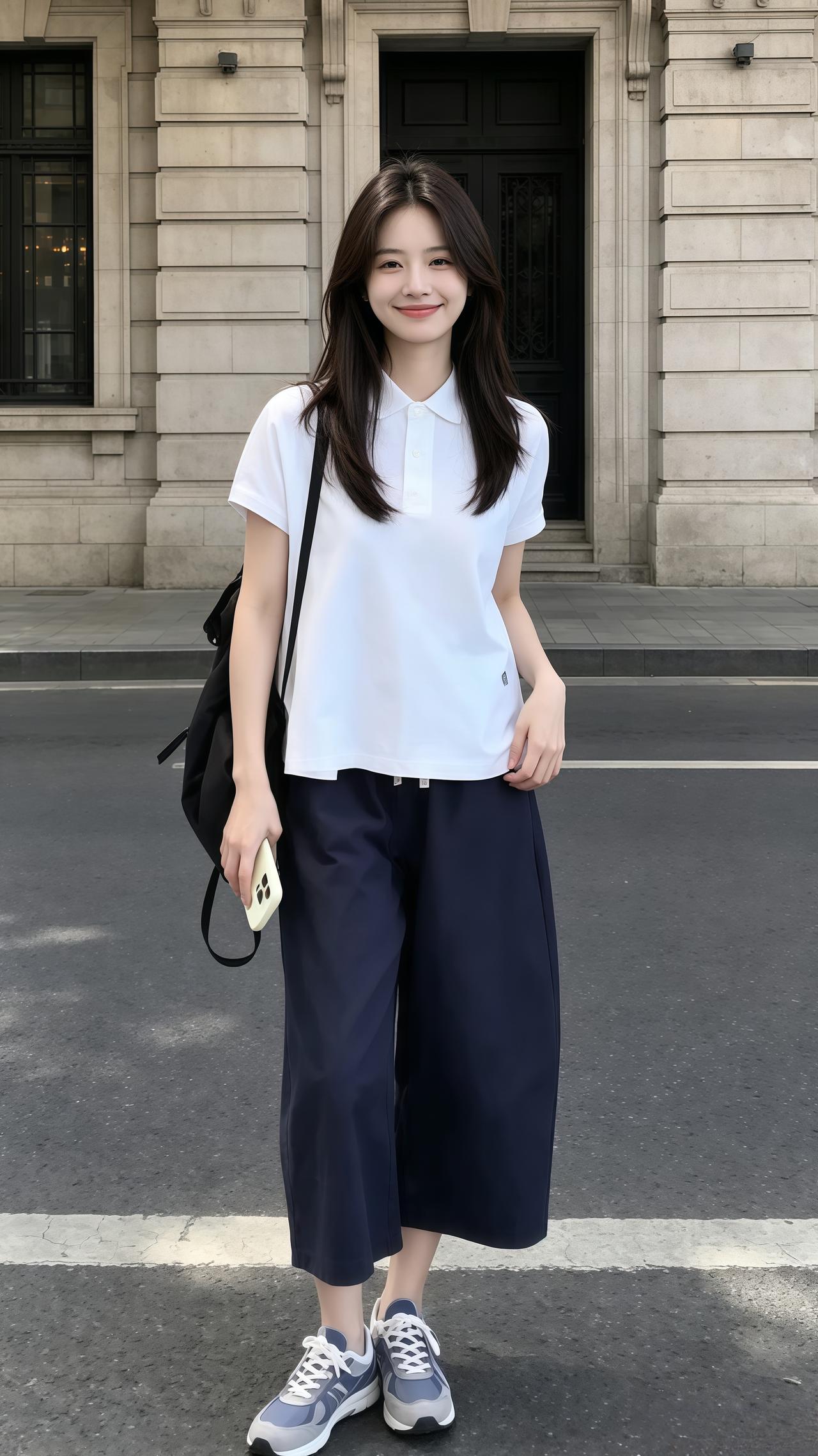 女生不费力的夏季穿搭 今日份极简穿搭 夏季穿搭 夏日通勤穿搭好清爽 韩系穿搭