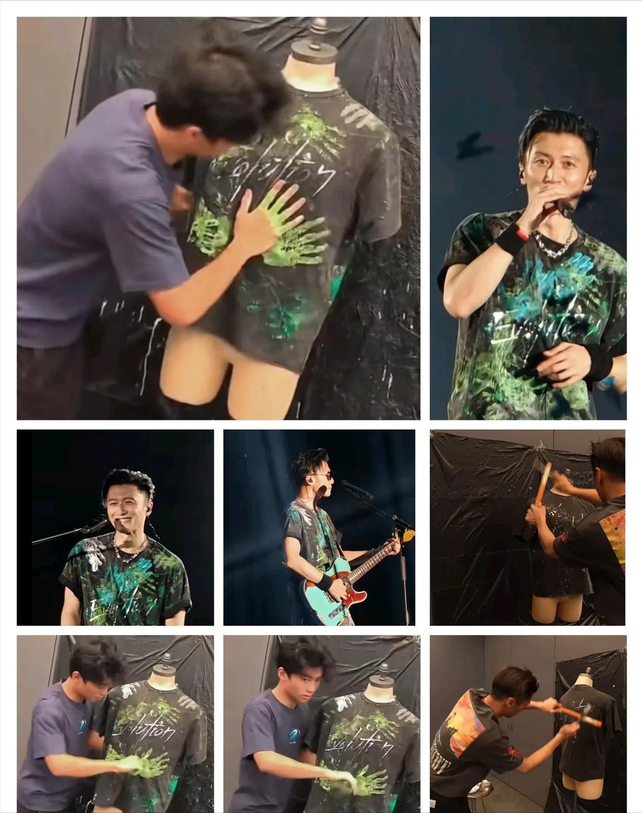 才知道谢霆锋演唱会为什么不换衣服？原来是他和18岁儿子一起做的。

谢霆锋演唱会