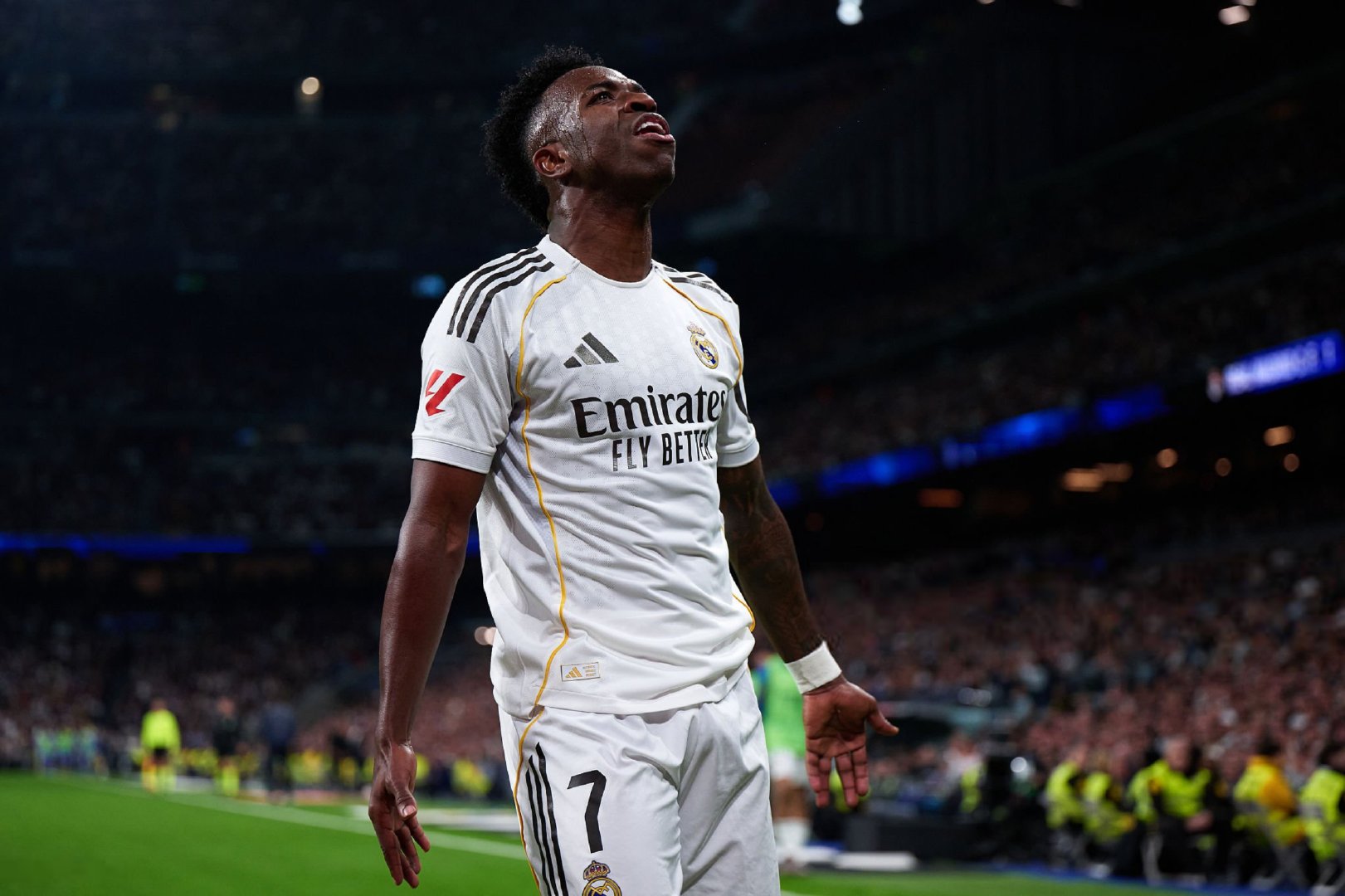 威尼修斯的庆祝动作马德里德比 皇马vs马竞 halamadrid