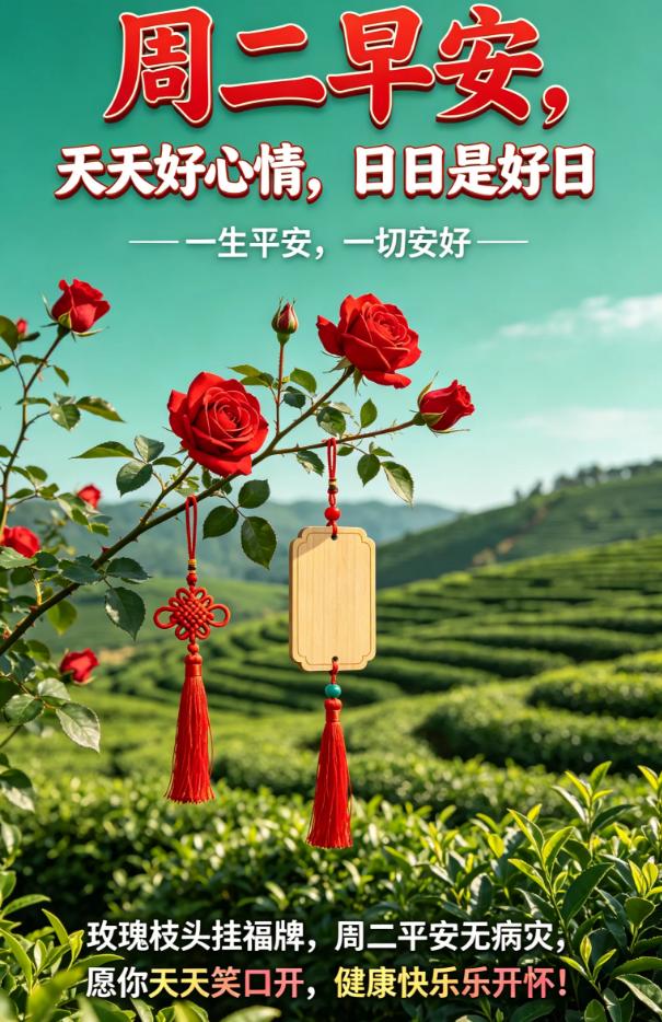 愿你心中存阳光，眼底藏风景，脸上常带笑意，抬眼所见全是温柔美好。生活不必富足，舒