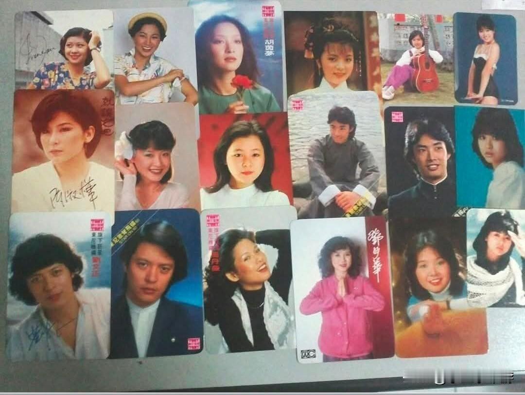 80年代的明星照片，有三张是日本女星！