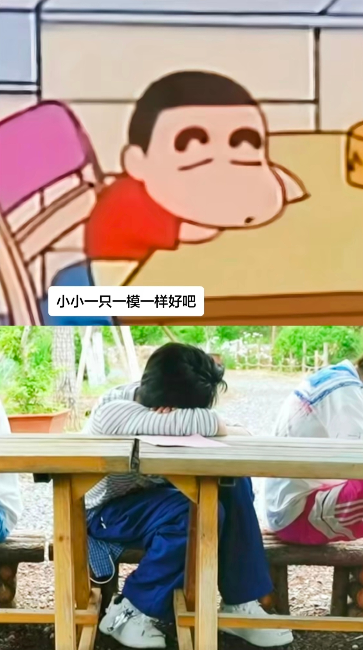 朱志鑫 趴在桌子上就这么小小的一只🤏🏻 