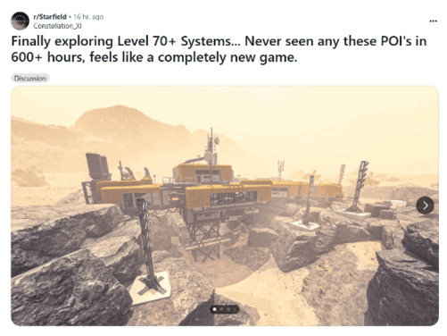 《星空》600小时游戏体验 复杂星球设计引争议