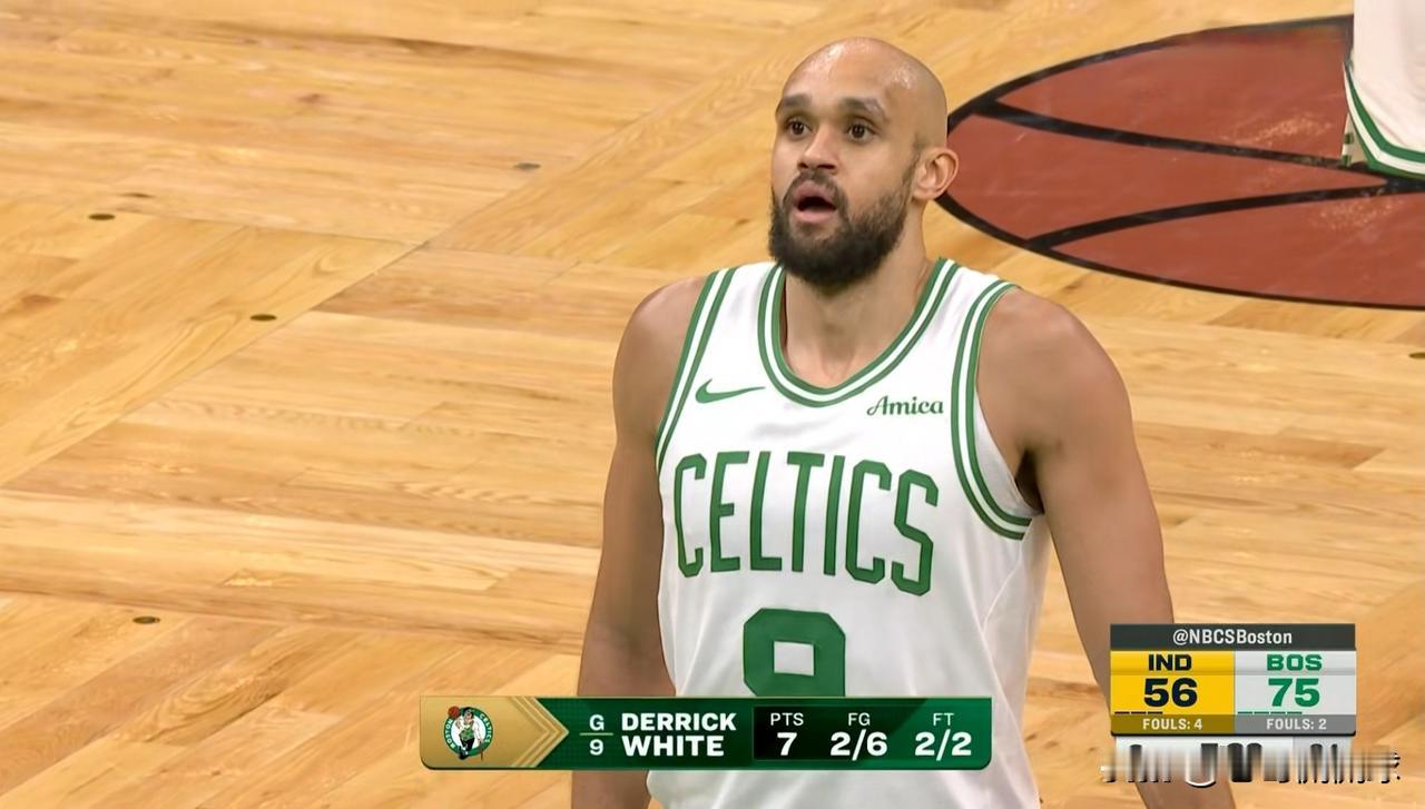 谁能拯救一下凯尔特人球星怀特的三分球？今天凯尔特人在主场以119：104击败步行