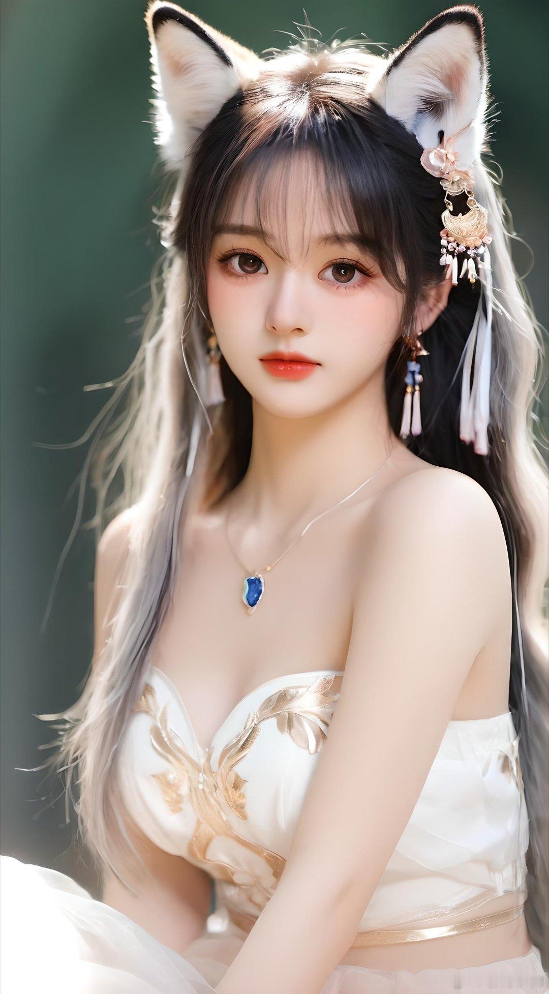 你们的小狐狸又来了，喜欢这个造型吗#谁会不喜欢小狐狸##小仙女##可爱小狐狸# 