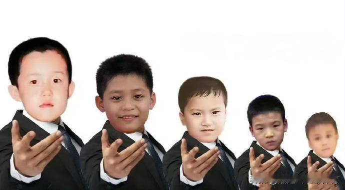 在网上看到一张图片。还别说，这个人还挺有才的。思路新颖，而且这些大头像特别难找，