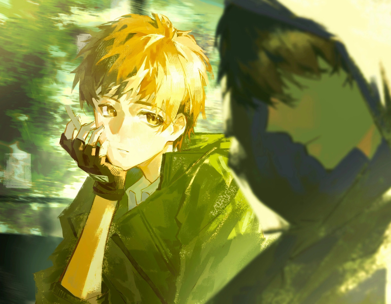 “在想什么什么呢...”cr.晚安bot 盗墓笔记[超话]  
