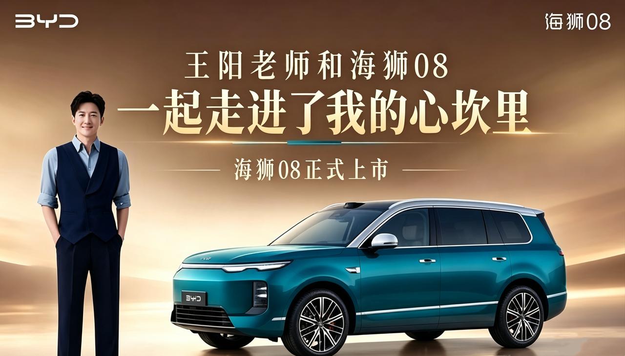 王阳新座驾比亚迪海狮08，叔圈实力派演员遇上国产旗舰SUV！

叔圈男神王阳换新