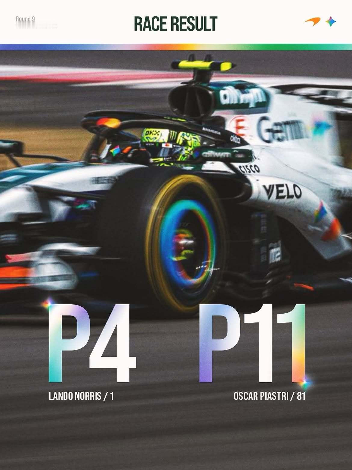 在主场收获P4和P11McLaren｜2026F1英国大奖赛 🇬🇧 