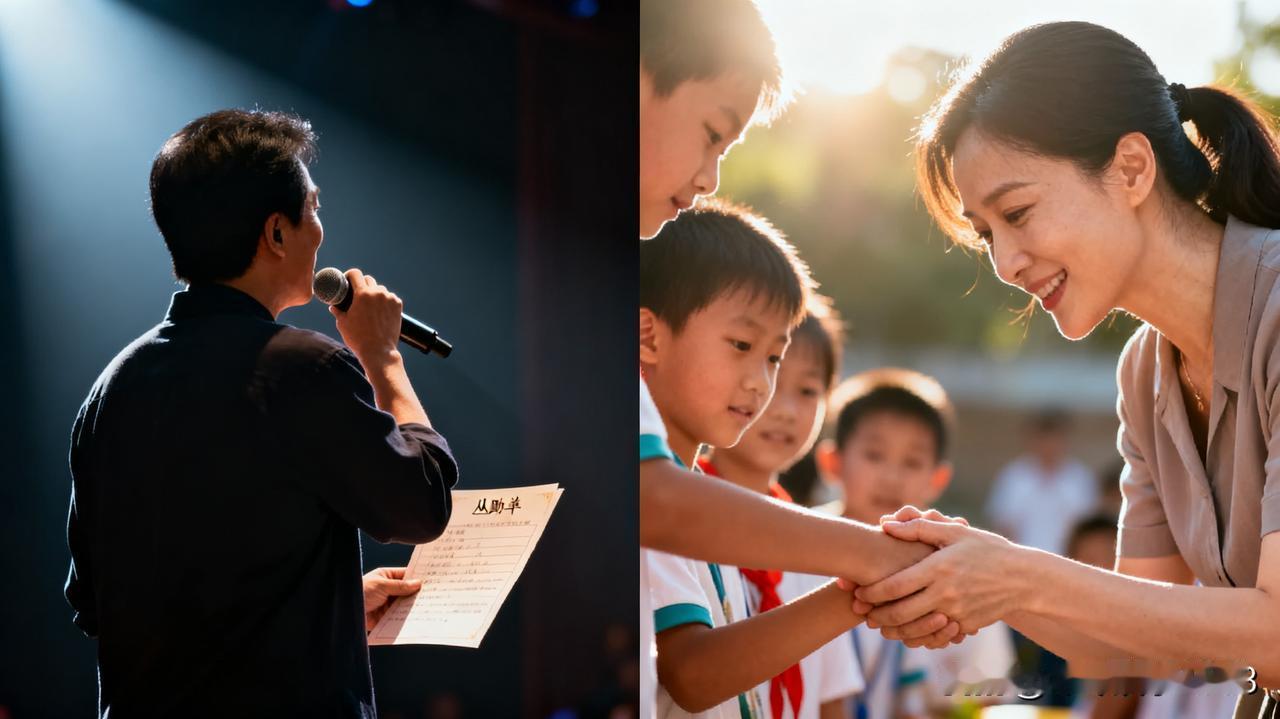 这是一个让人心痛的故事。歌手丛飞，出生于辽宁盘锦，他用自己歌唱所得资助了上百名贫