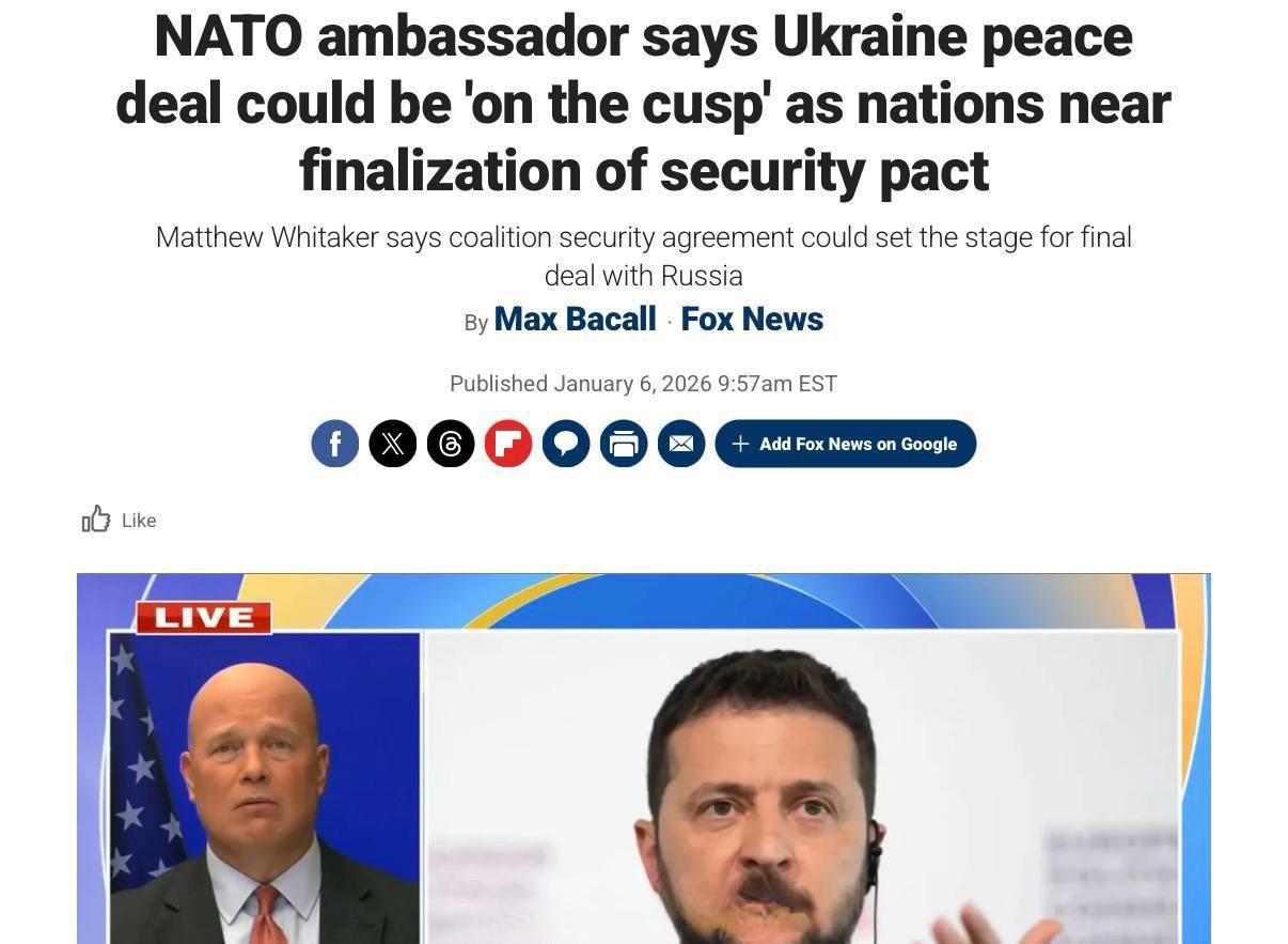 惠特克、维特科夫、库什纳这几个人目前对俄乌谈判表示乐观，认为已经接近解决了“安全