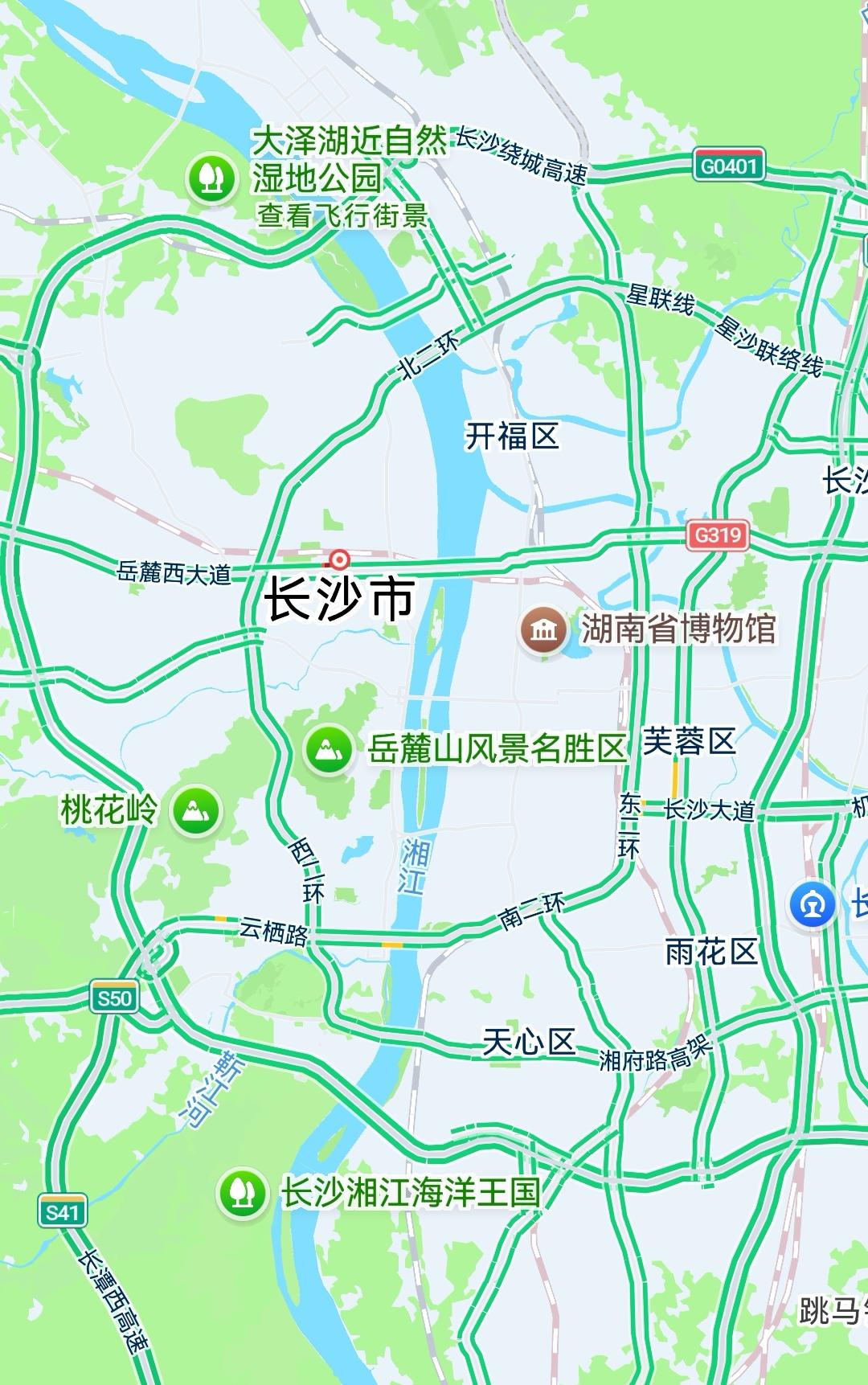 太原和长沙城市格局有点像，但小了一号。