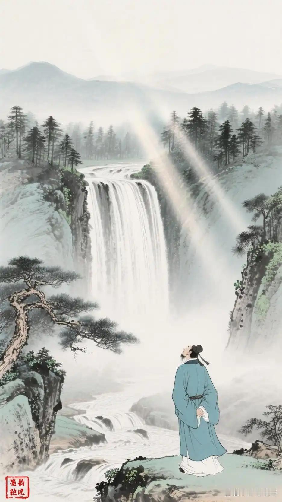 上联：苍凉一笔青衫老，
下联：红尘几度白发新，
下联：繁华半世旧梦残。