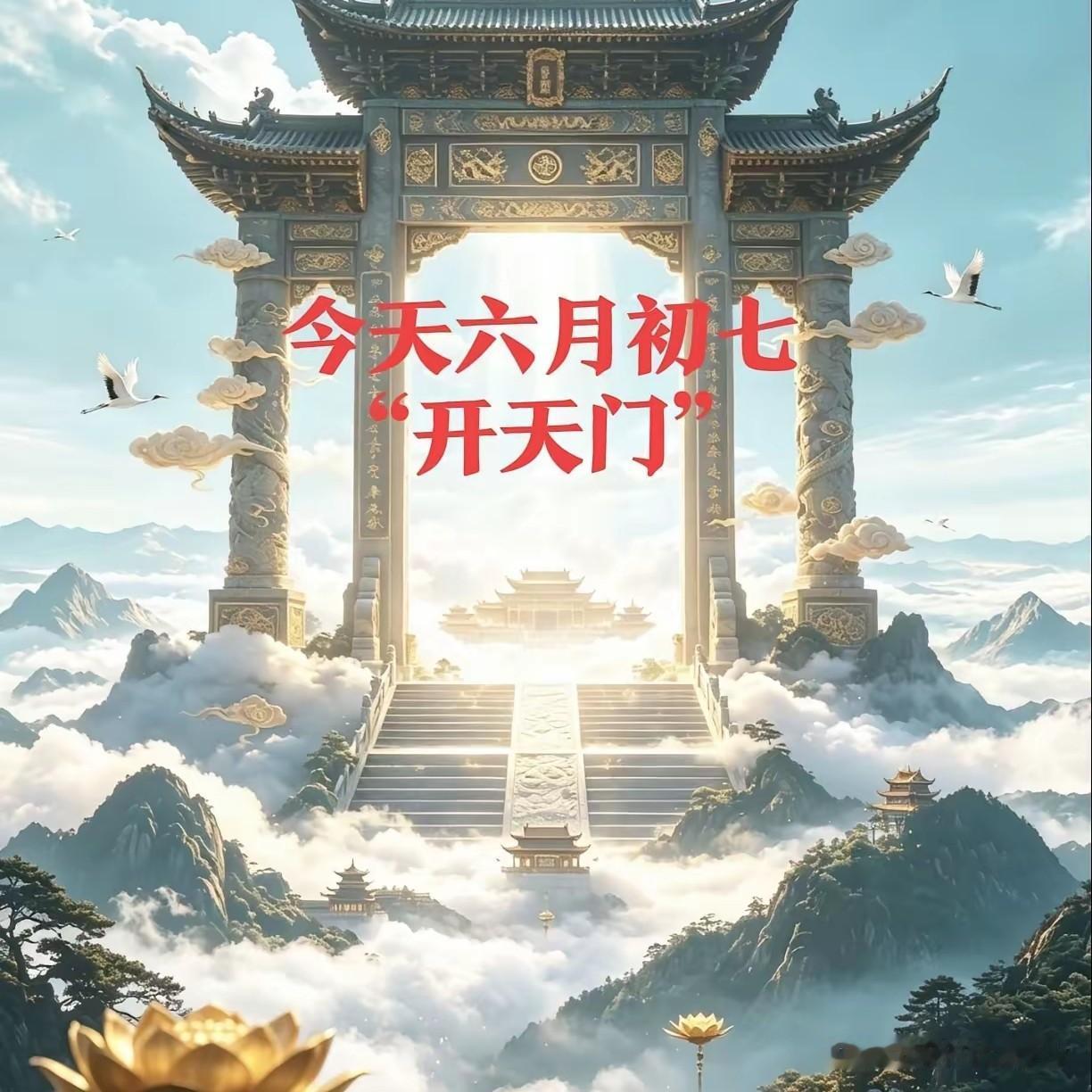 今日六月初七“开天门”，牢记4个忌讳：1不守、2不破、3不碰、4要开，为下半年祈