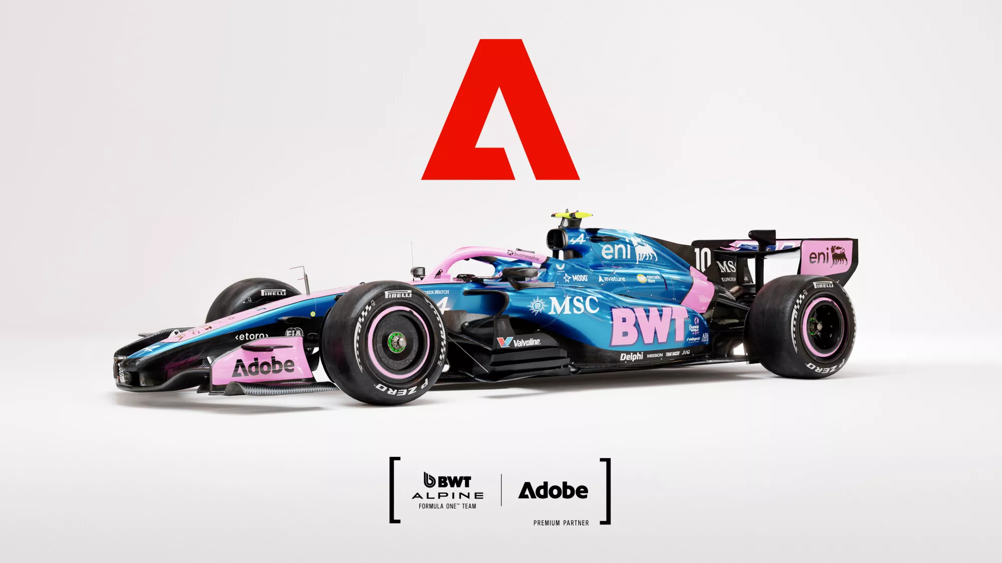 🚨Adobe 与 BWT Alpine F1车队携手合作🤝Adobe 正式成