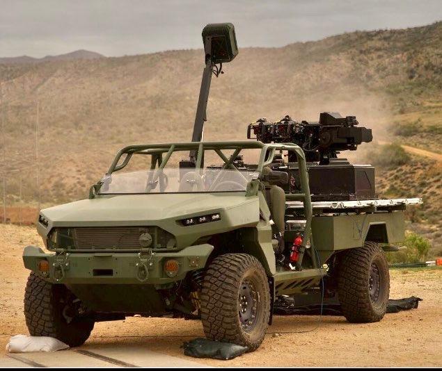 美军ISV轻型车辆底盘配备了两挺双联机枪，能抵御无人机。在不久的将来，美军所有步
