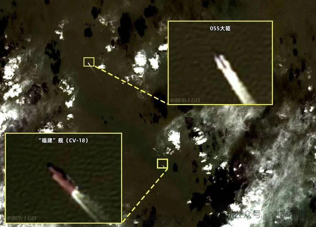 福建舰现身渤海海域，大概率是去沈飞接新机。由于是现身渤海海域，附近有海军舰载机训