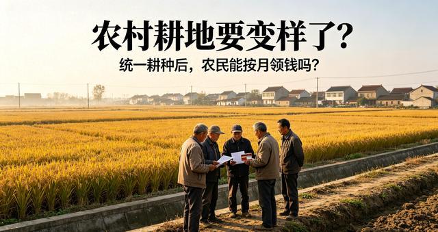 **标题：每月领3000元？统一耕种真相来了**
最近村里传得沸沸扬扬，说耕地统