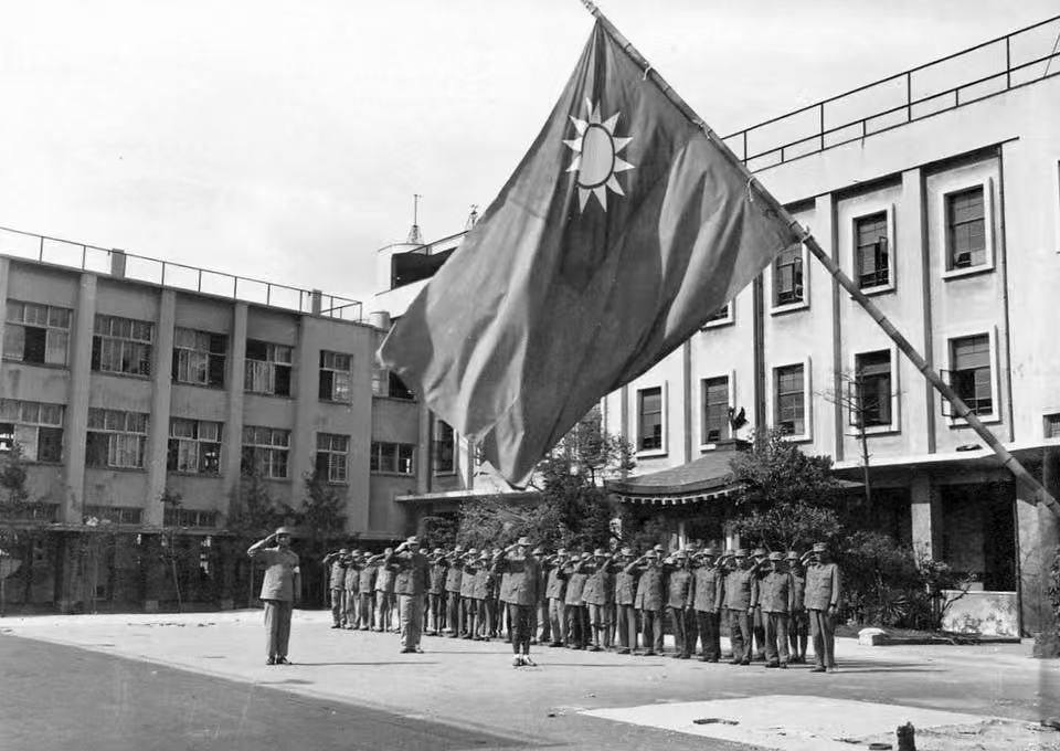 原来，抗战胜利后，我们在日本国短暂有过驻兵！
有图为证！下图便为是1945年10